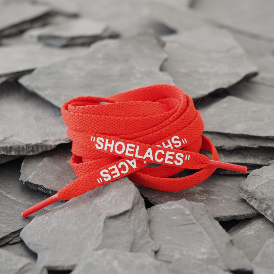 Cordones OFF WHITE rojos para crear un estilo nico en combinaci n